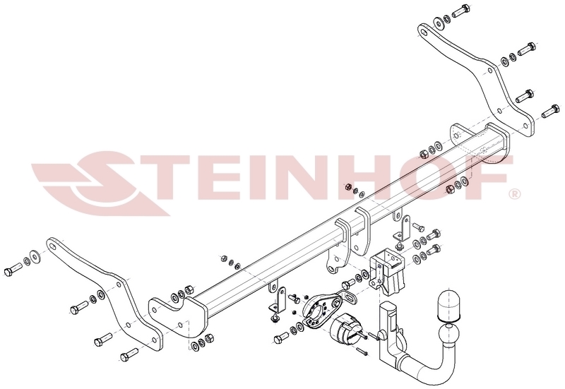 Vertikalna vlečna kljuka Dacia Sandero III - (tudi za LPG) - od 2020